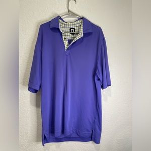 FOOTJOY Heather purple Golf Polo Shirt Size large